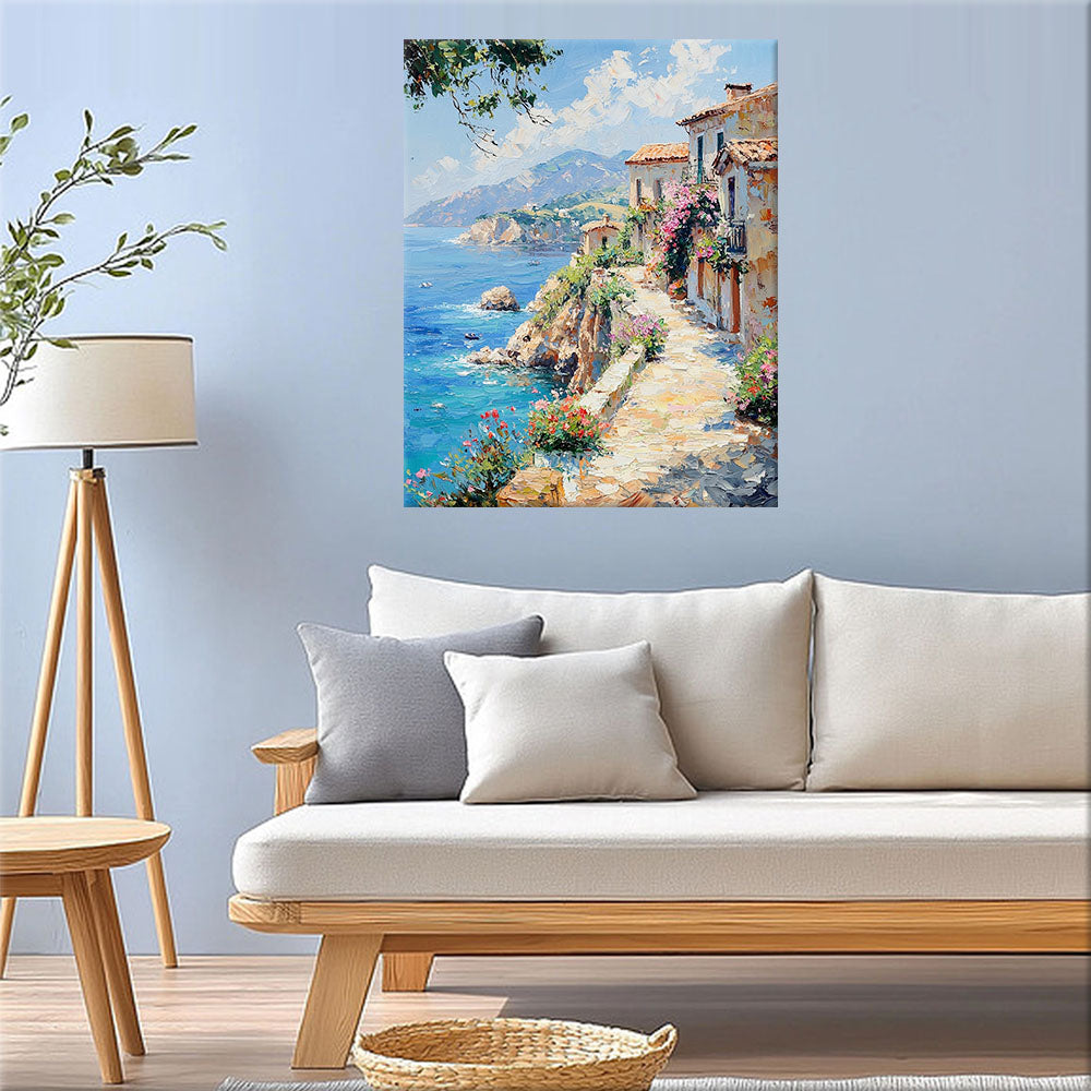 Mediterranean Morning Dreams - Paint by Numbers