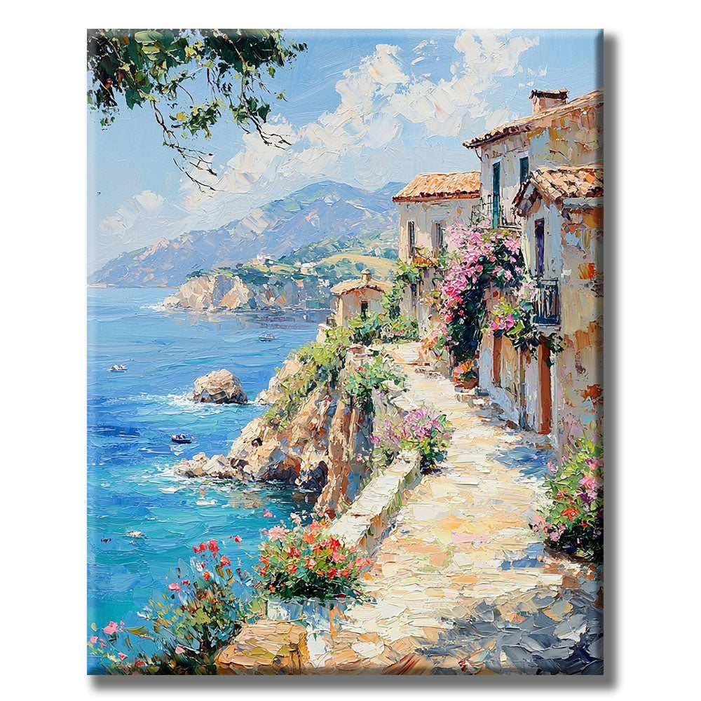 Mediterranean Morning Dreams - Paint by Numbers