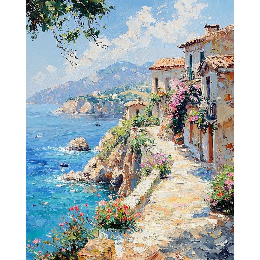 Mediterranean Morning Dreams - Paint by Numbers