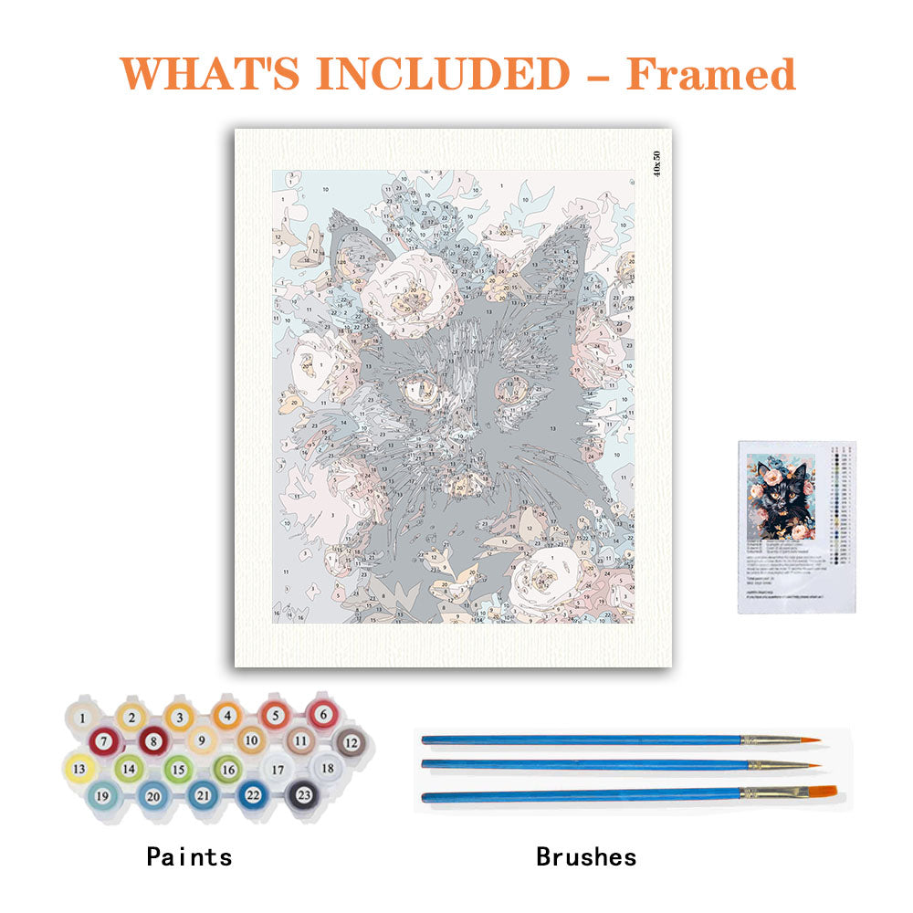 Midnight Bloom - Paint by Numbers Kit