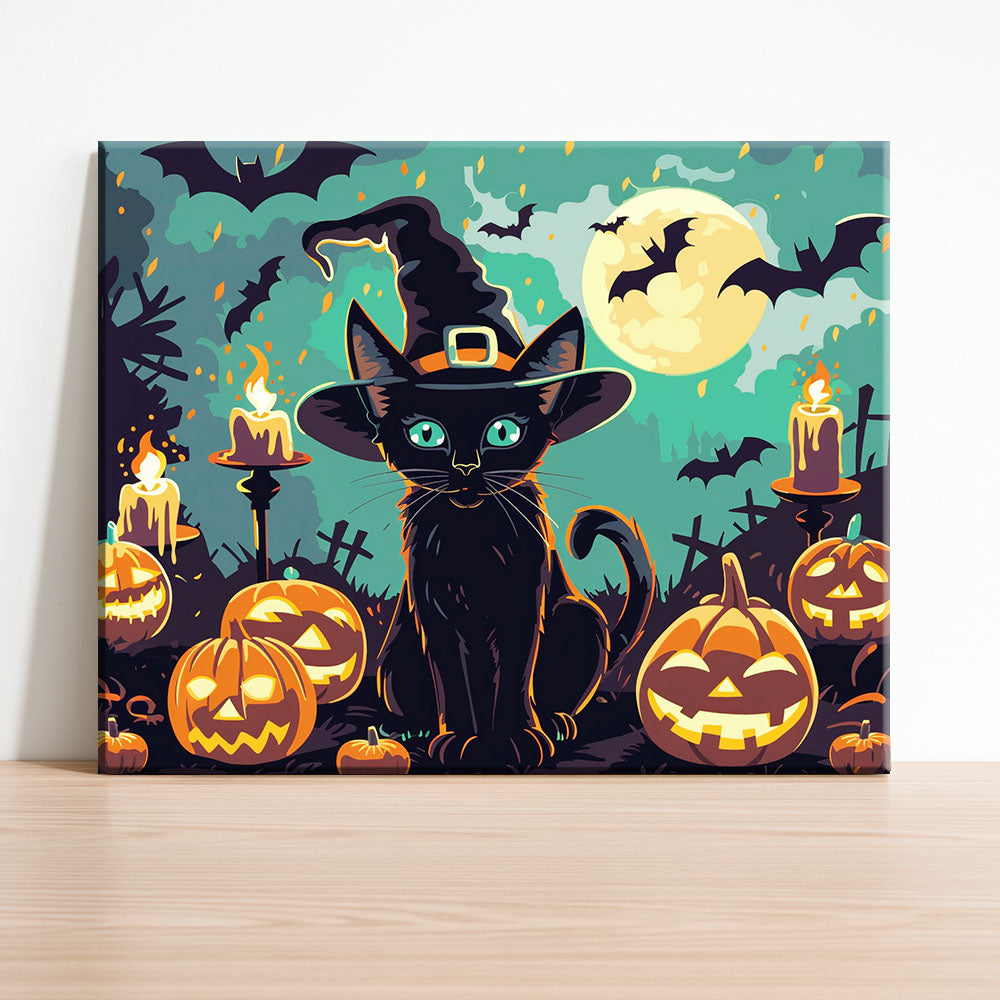 Midnight Meowgic - Paint by Numbers Kit