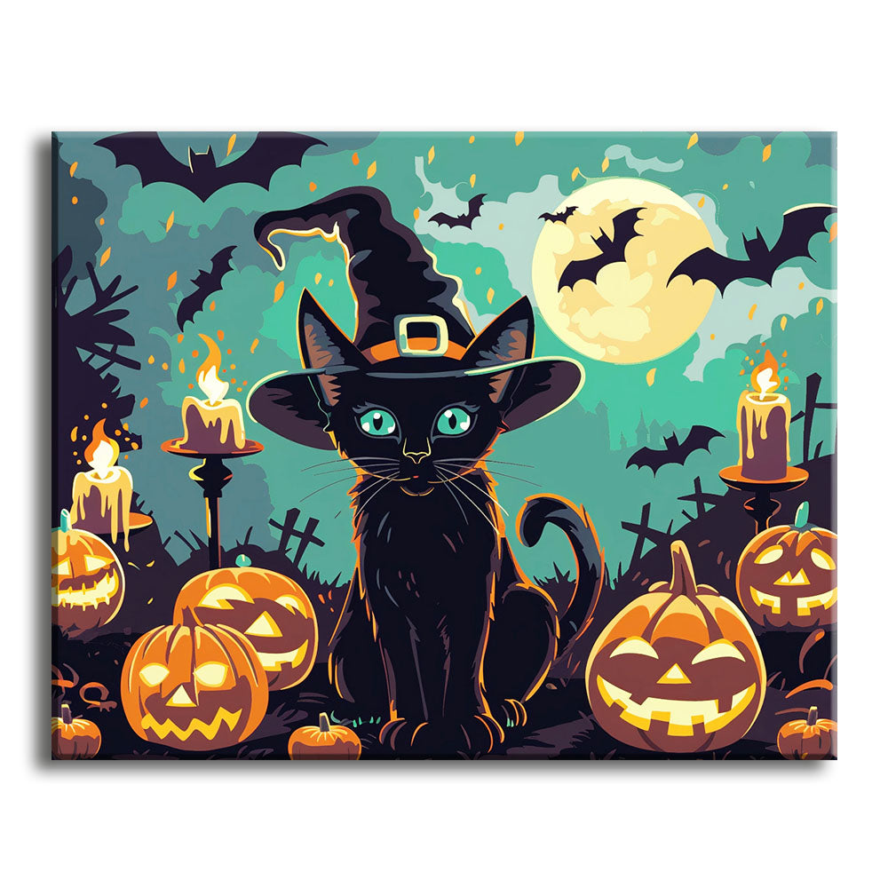 Midnight Meowgic - Paint by Numbers Kit