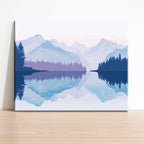 Misty Mountain Reflection - Paint by Numbers Kit
