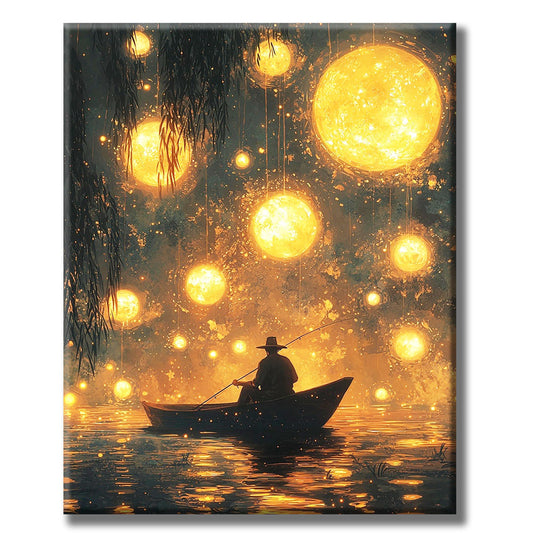 Moon Fisherman - Paint by Numbers