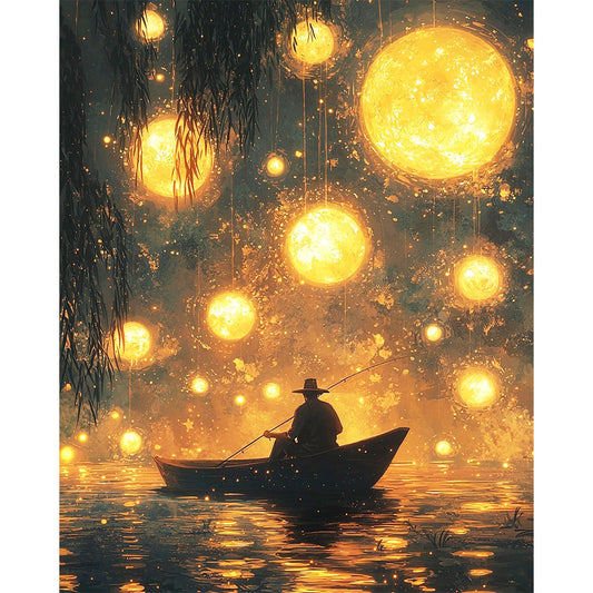 Moon Fisherman - Paint by Numbers