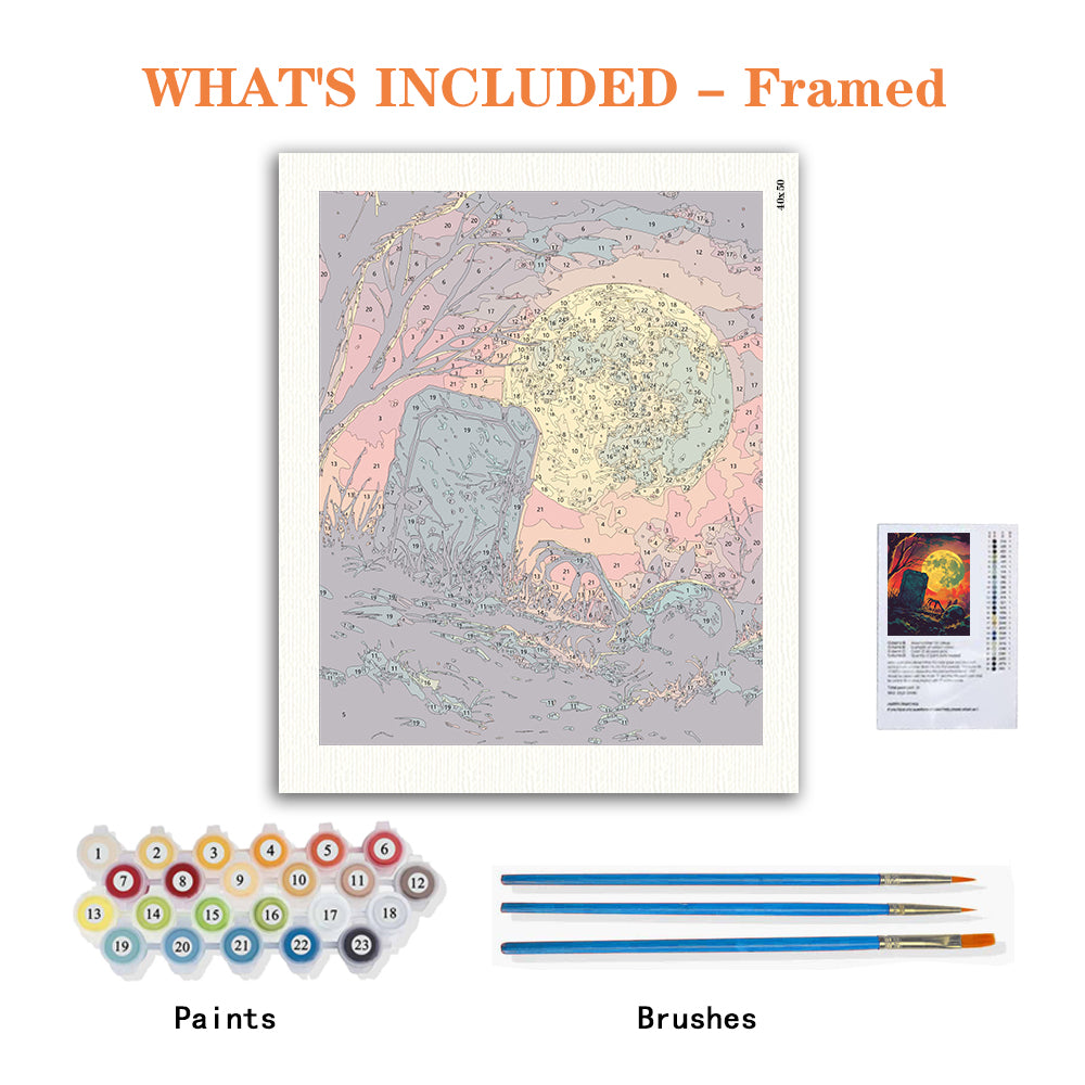 Moonlight Mysteries – Halloween Paint by Numbers Kit