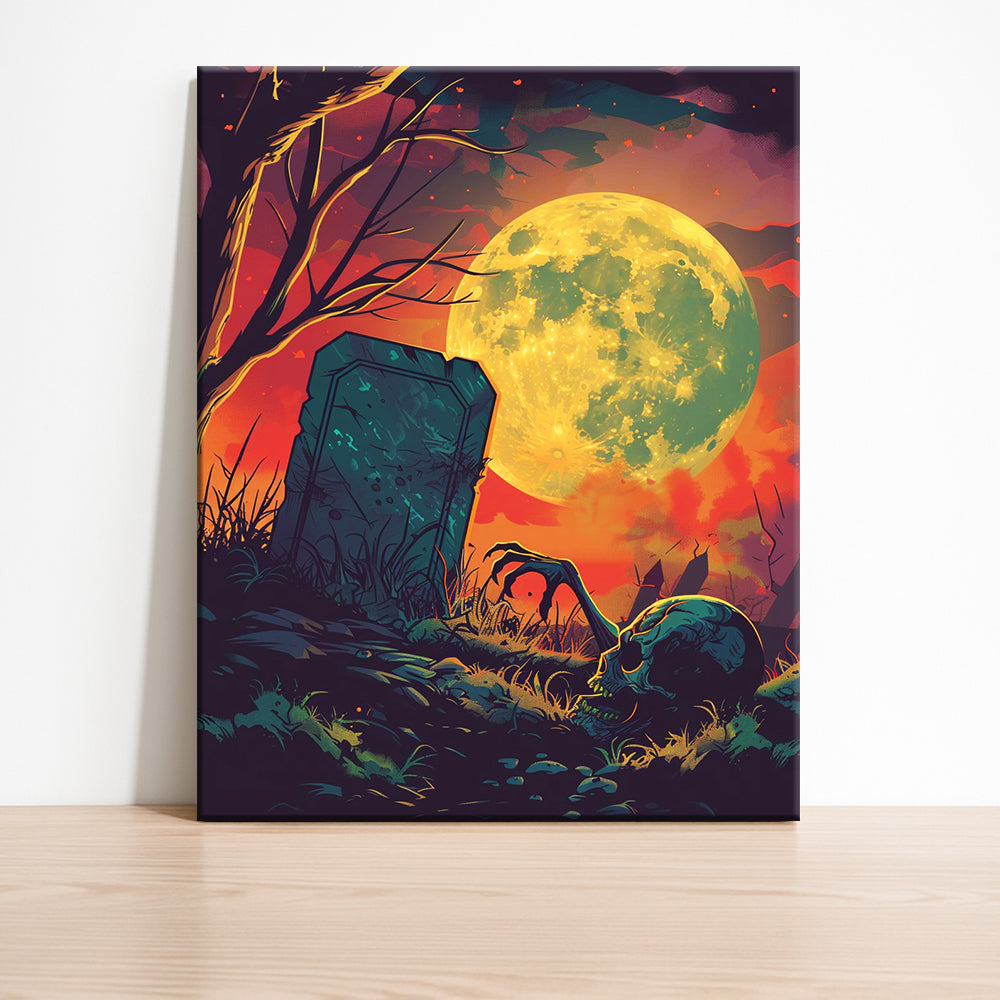 Moonlight Mysteries – Halloween Paint by Numbers Kit