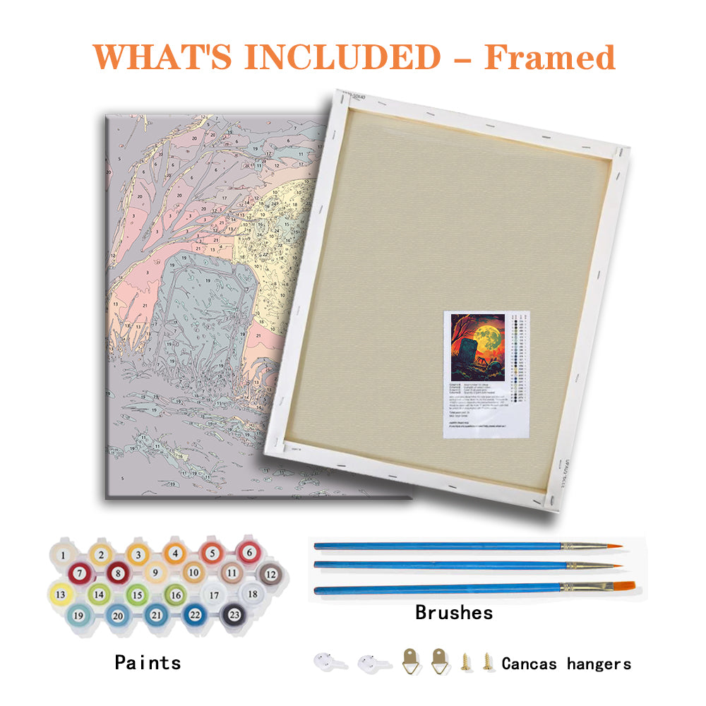 Moonlight Mysteries – Halloween Paint by Numbers Kit