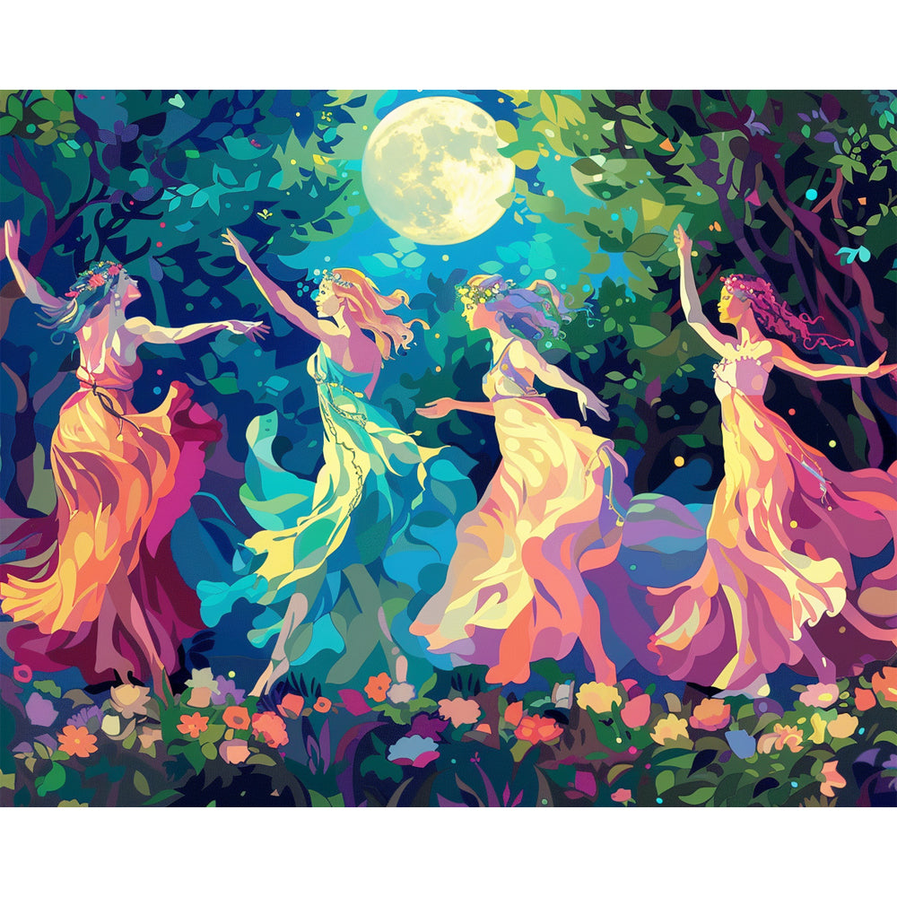 Moonlit Dance - Paint by Numbers Kit