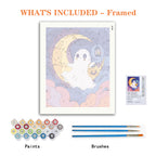 Moonlit Ghost's Nighttime Joy – Paint by Numbers Kit