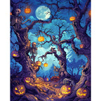 Moonlit Halloween Forest – Paint by Numbers Kit