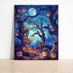 Moonlit Halloween Forest – Paint by Numbers Kit
