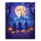 Halloween Castle Adventure – Paint by Numbers Kit