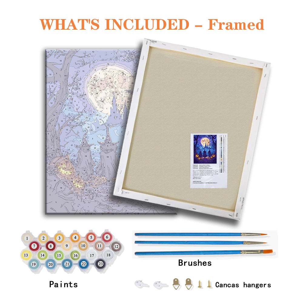 Halloween Castle Adventure – Paint by Numbers Kit