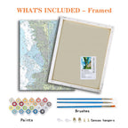Mountain Lake Trail - Paint by Numbers Kit