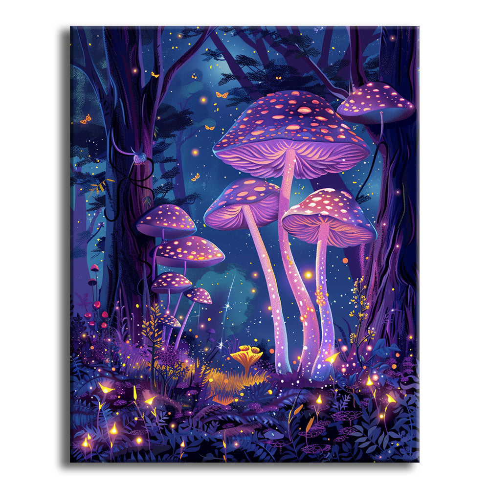 Mystic Mushroom Grove - Paint by Numbers Kit