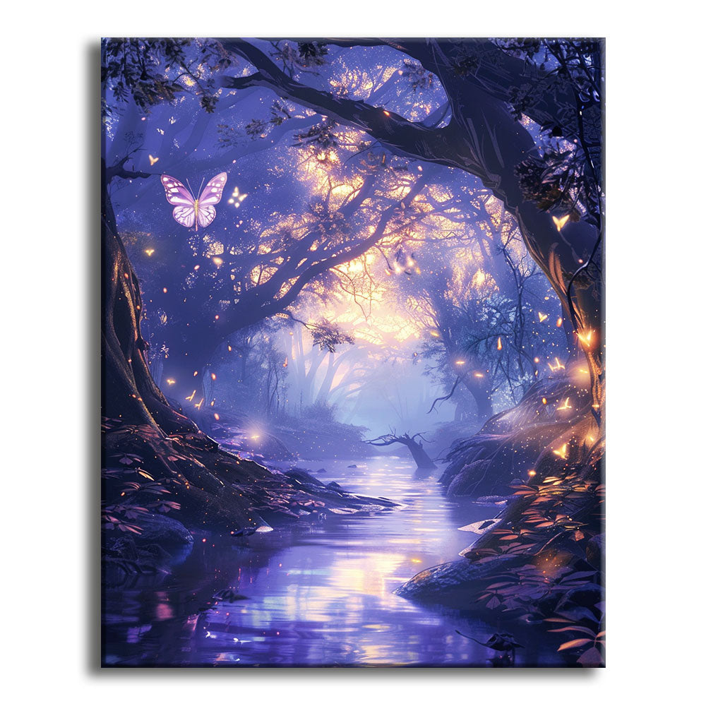 Mystic River Glow - Paint by Numbers Kit