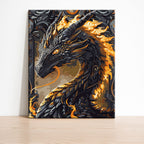 Obsidian Inferno - Paint by Numbers Kit