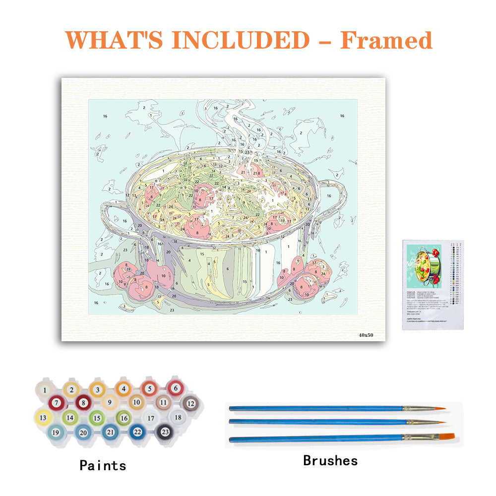 Pasta Perfetto - Paint by Numbers Kit