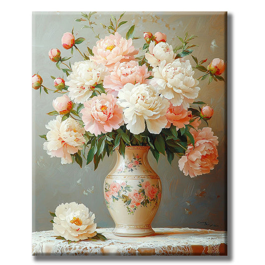 Summer meadow of colorful joy - paint by numbers