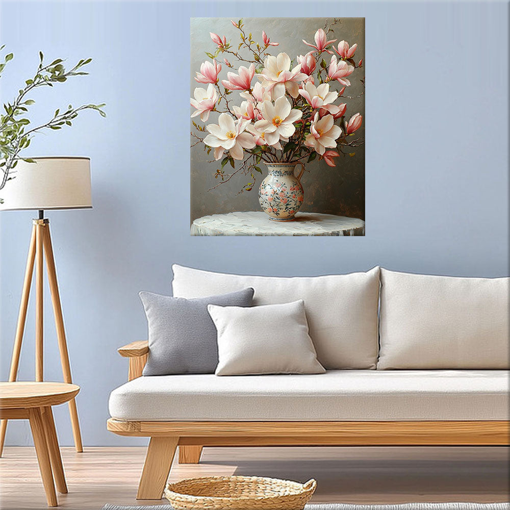 Summer meadow of colorful joy - paint by numbers