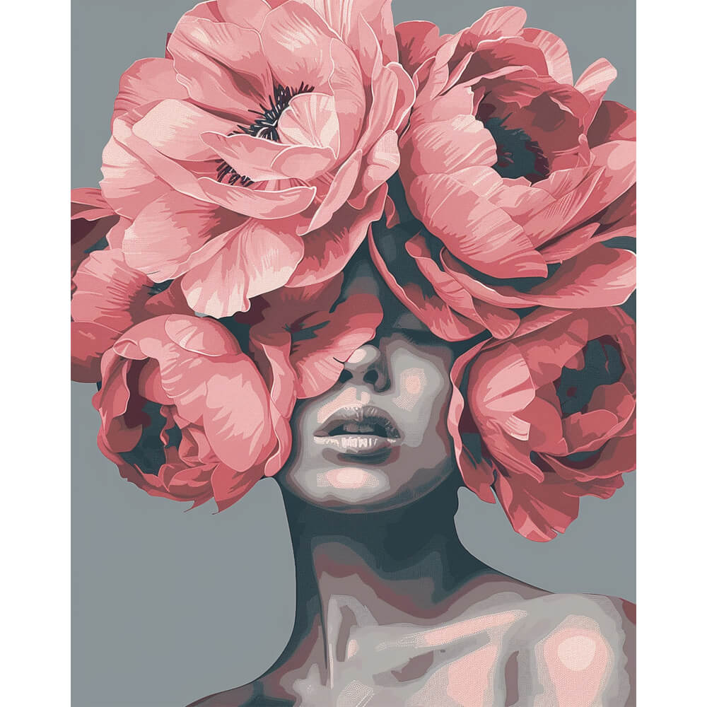 Peony Muse - Paint by Numbers Kit