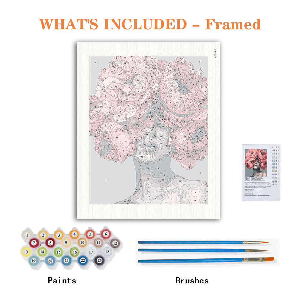Peony Muse - Paint by Numbers Kit