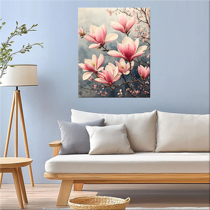 Summer meadow of colorful joy - paint by numbers