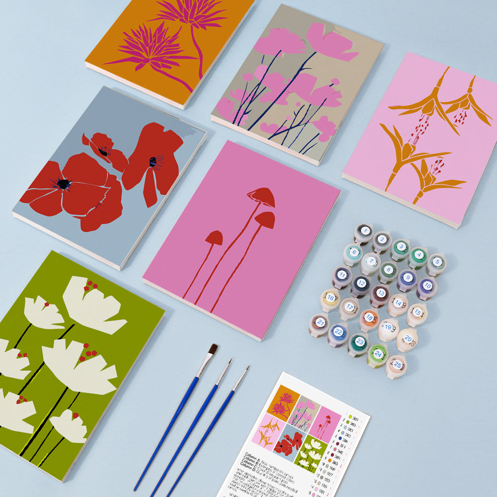 Plant Art Paint-by-Numbers