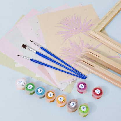 Plant Art Paint-by-Numbers