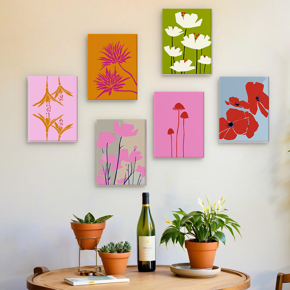 Plant Art Paint-by-Numbers