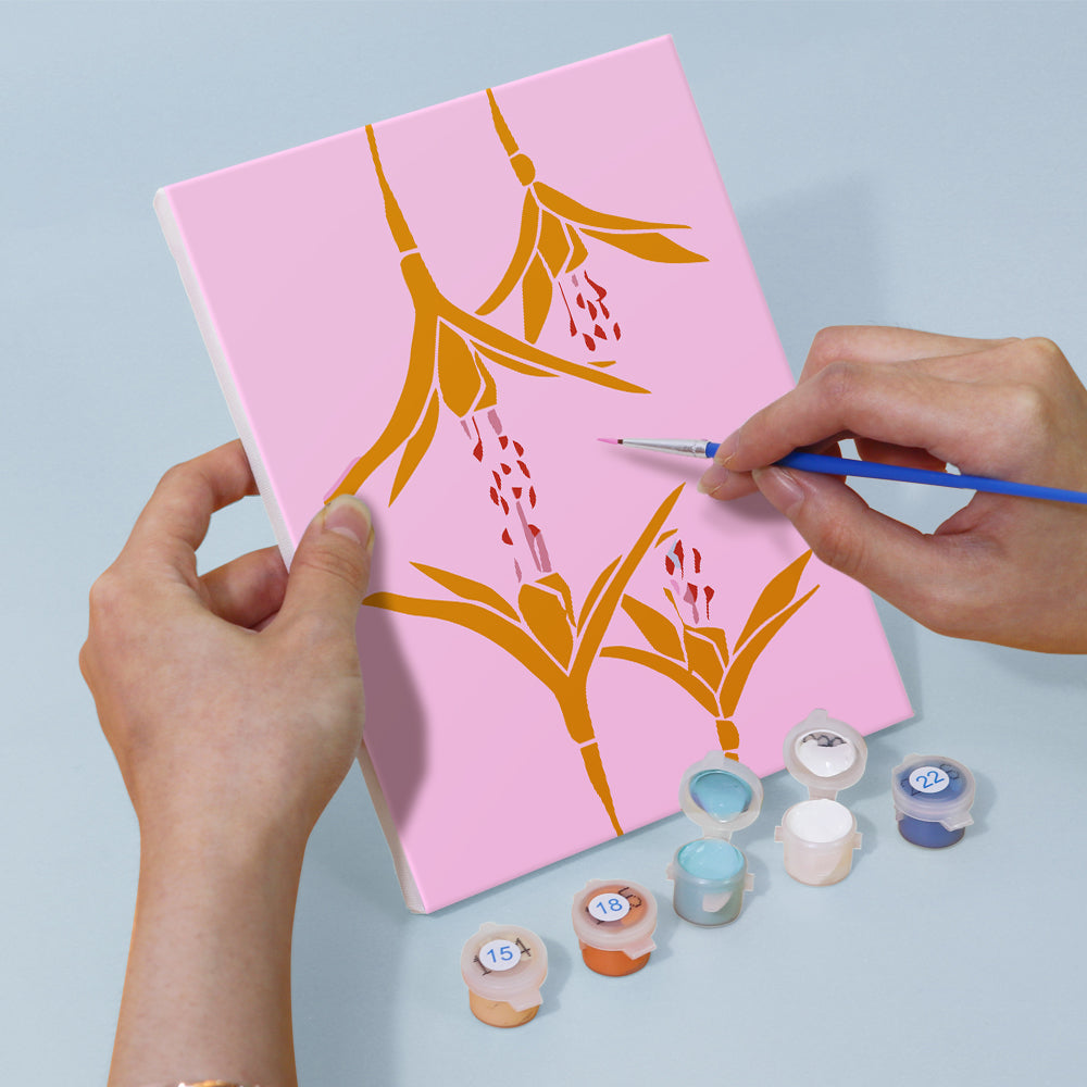 Plant Art Paint-by-Numbers
