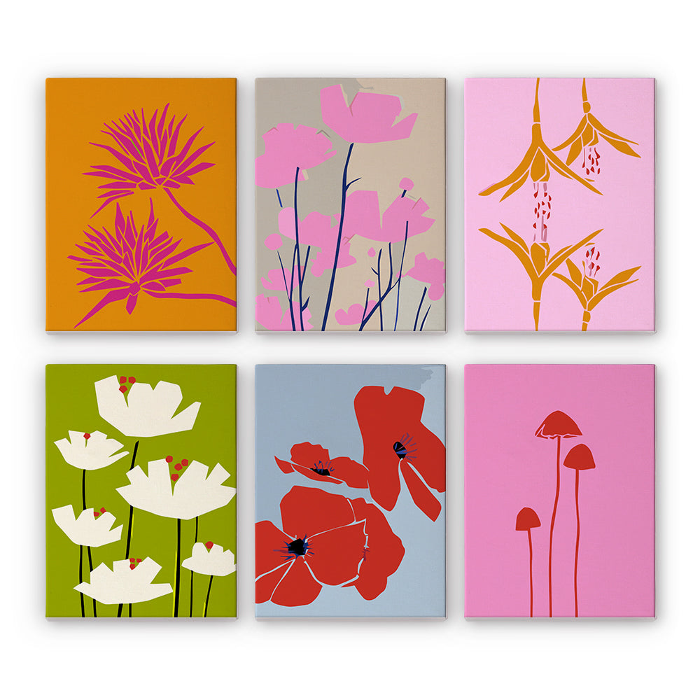 Plant Art Paint-by-Numbers
