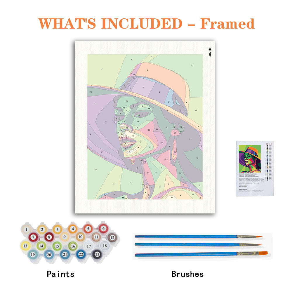 Pop Art Glamour - Paint by Numbers Kit