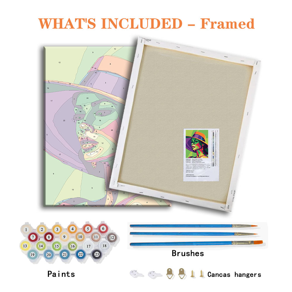 Pop Art Glamour - Paint by Numbers Kit