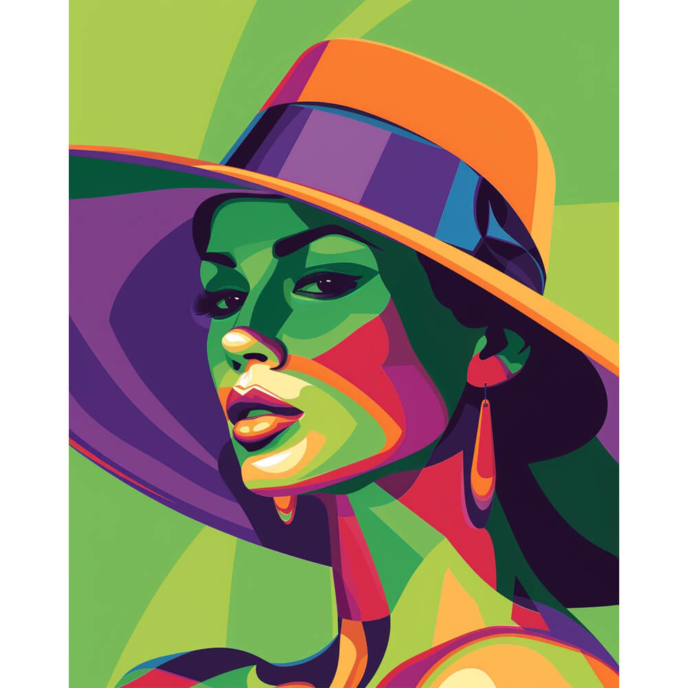 Pop Art Glamour - Paint by Numbers Kit
