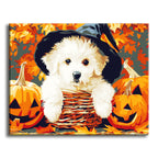 Pup-o'-Lantern - Paint by Numbers Kit