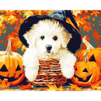 Pup-o'-Lantern - Paint by Numbers Kit