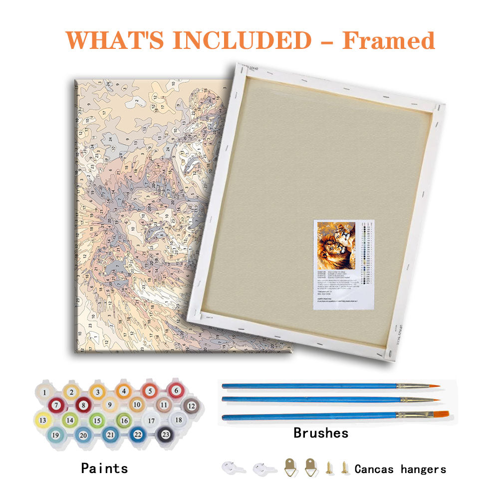 Regal Embrace - Paint by Numbers Kit