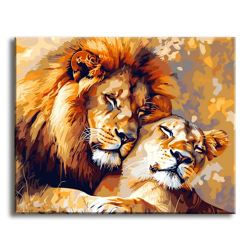 Regal Embrace - Paint by Numbers Kit