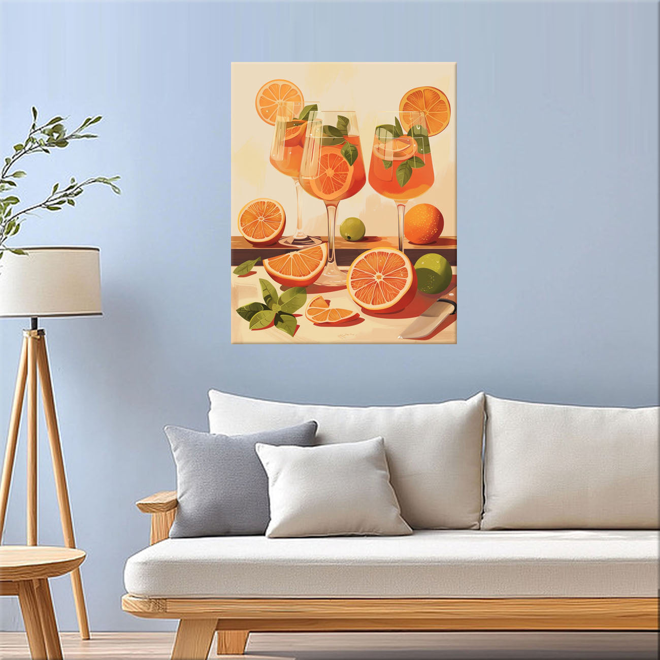 Romantic Ice Cream Lemon - Paint by Numbers
