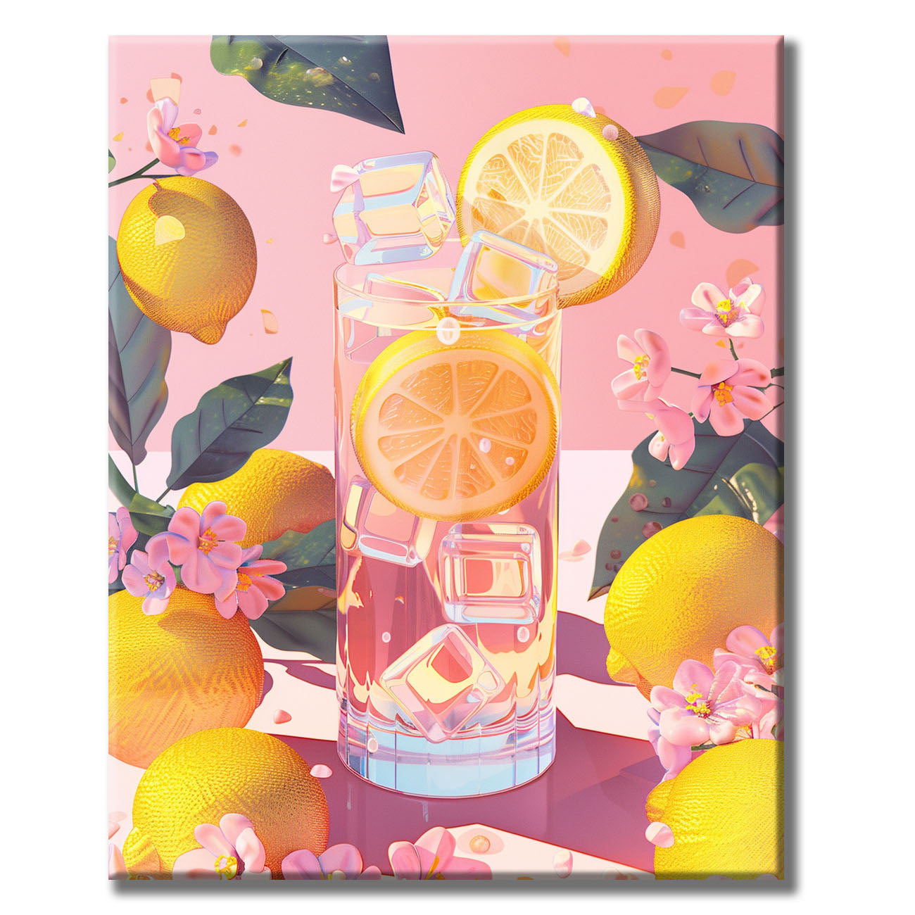 Romantic Lemon Blossom - Paint by Numbers