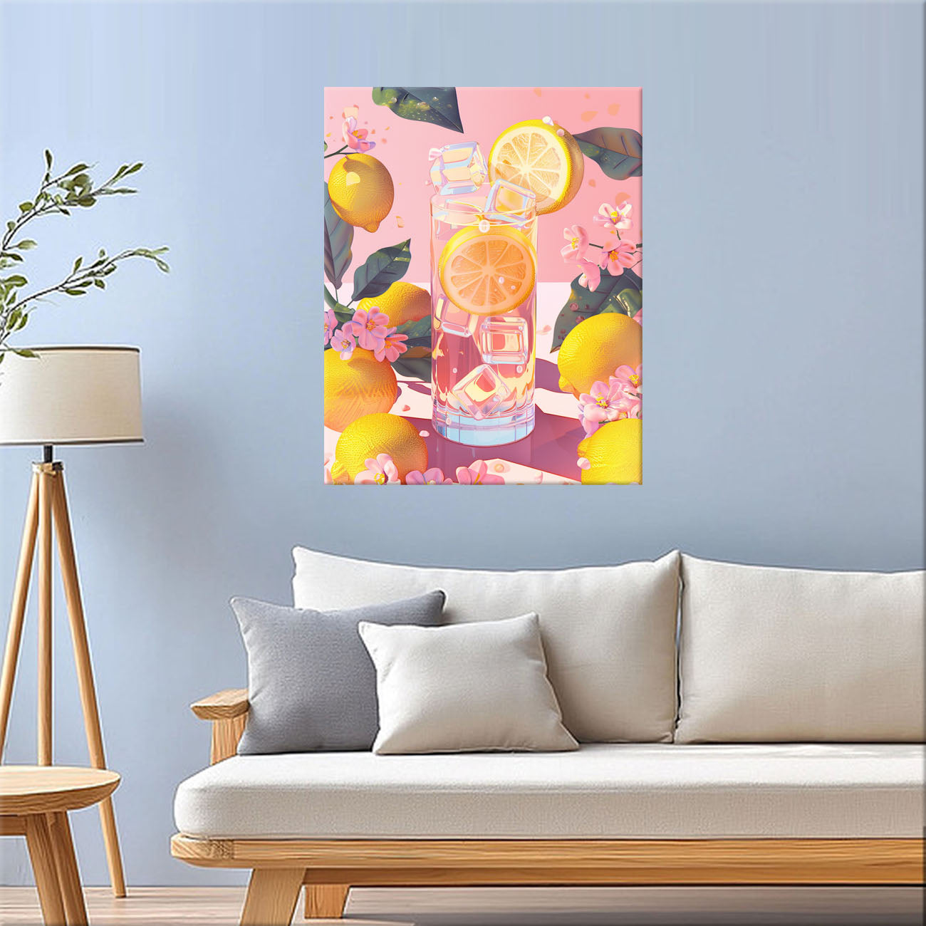 Romantic Lemon Blossom - Paint by Numbers