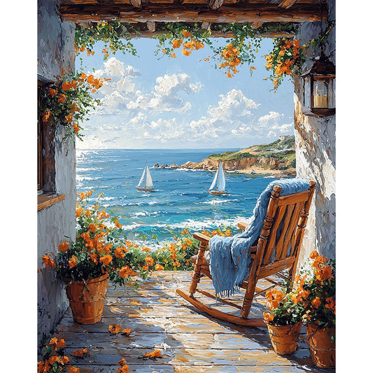 Quiet Coastal Retreat - Paint by Numbers