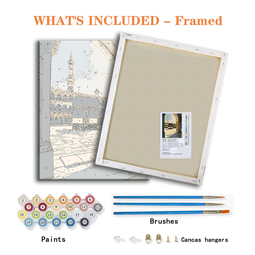 Sacred Light of Mecca - Paint by Numbers Kit