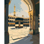 Sacred Light of Mecca - Paint by Numbers Kit