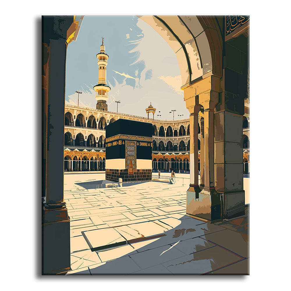 Sacred Light of Mecca - Paint by Numbers Kit