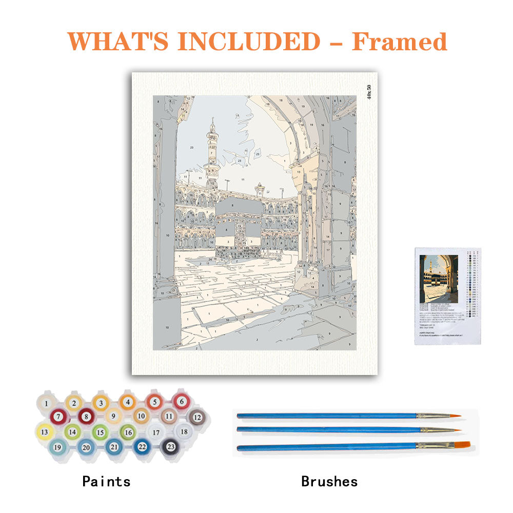 Sacred Light of Mecca - Paint by Numbers Kit