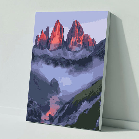 Rolling Hills of Twilight - Paint by Numbers