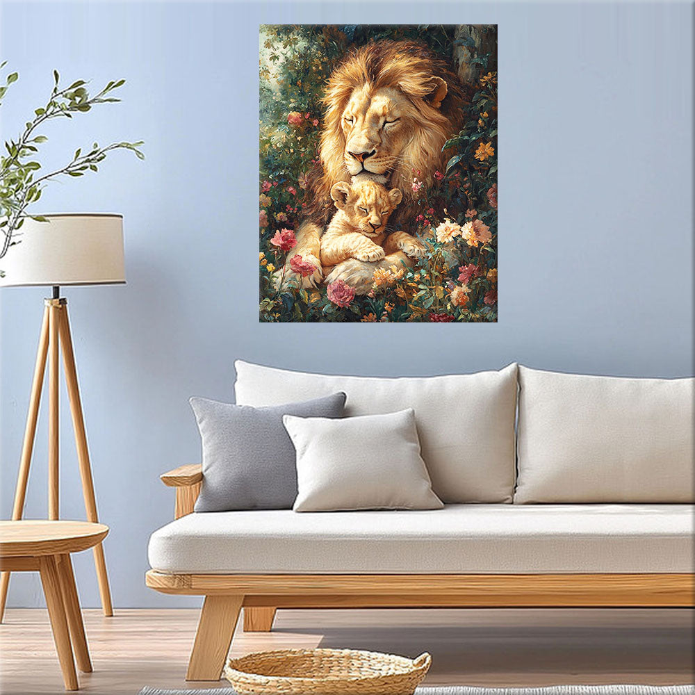 Gentle Embrace of Nature - Paint by Numbers